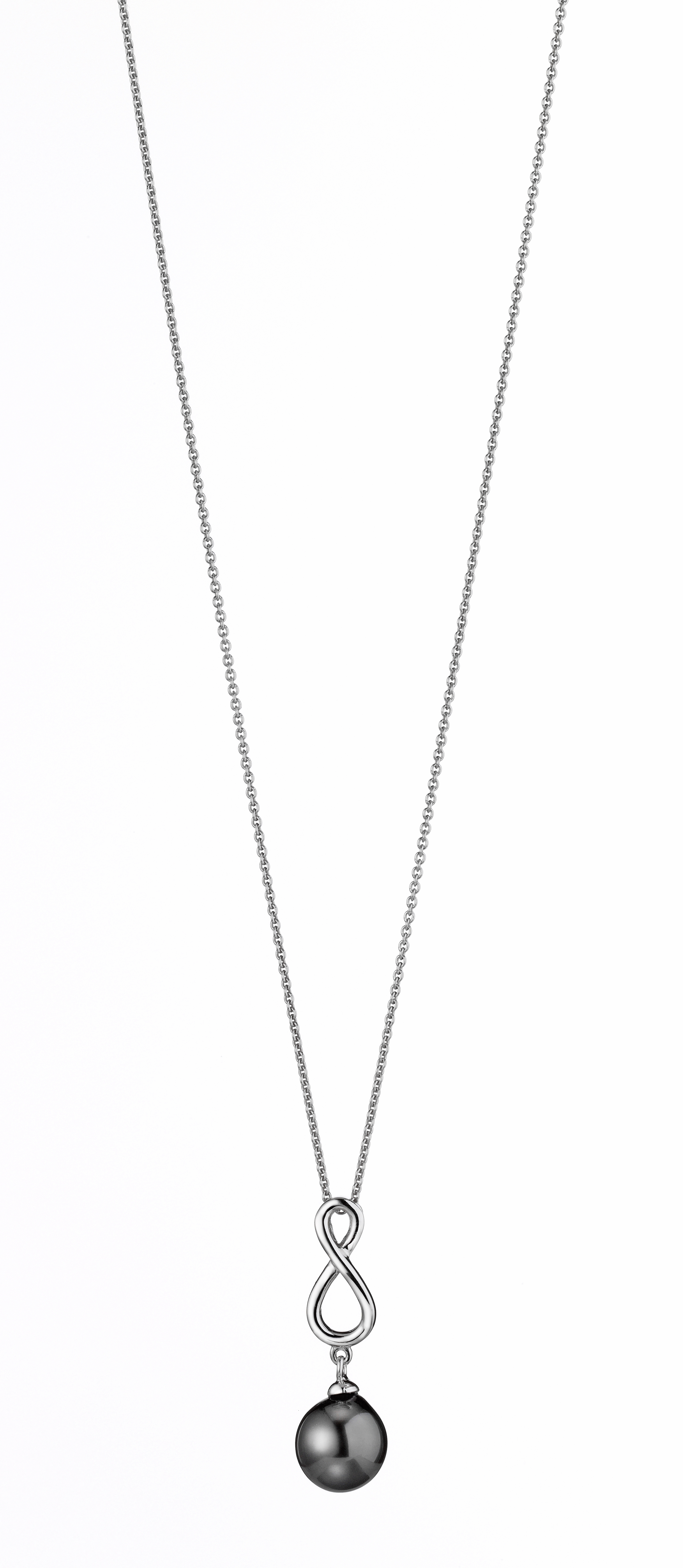 PR4-48_300 Kette mit Infinity-Anhänger Tahiti schwarz
