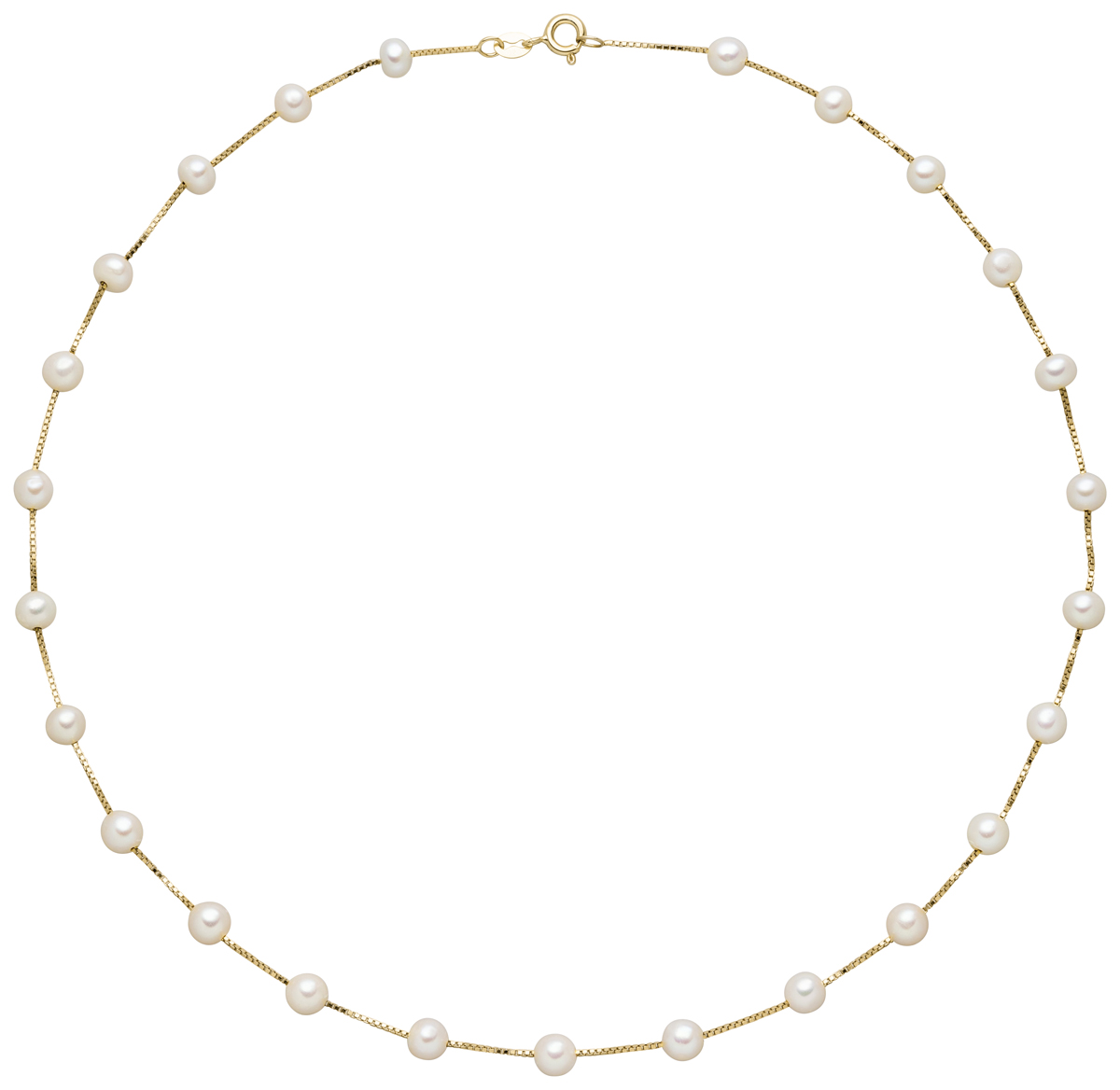 R19hnmS6a8uRIs1V Collier verg. mit mehreren Süßwasserperlen